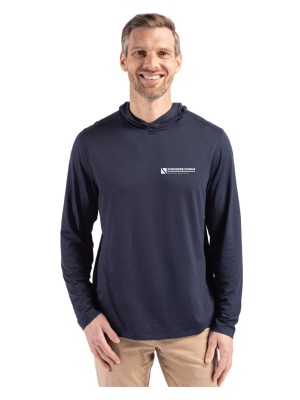 Cutter & Buck Coastline Recycled Double Peached Mens Hooded Pullover